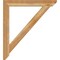 Ekena Millwork Traditional Slat Rough Sawn Bracket, Western Red Cedar, 4"W x 36"D x 40"H BKT04X36X40TRA06RWR - alternate 2